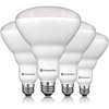 Sunperian BR40 LED Flood Light Bulbs 13W (85W Equivalent) 1400LM Dimmable E26 Base 4-Pack SP34024-4PK